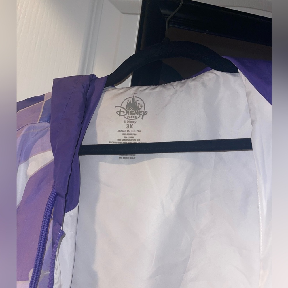 WDW Disney Purple Wall Tomorrowland Wind breaker jacket - Picture 3 of 3